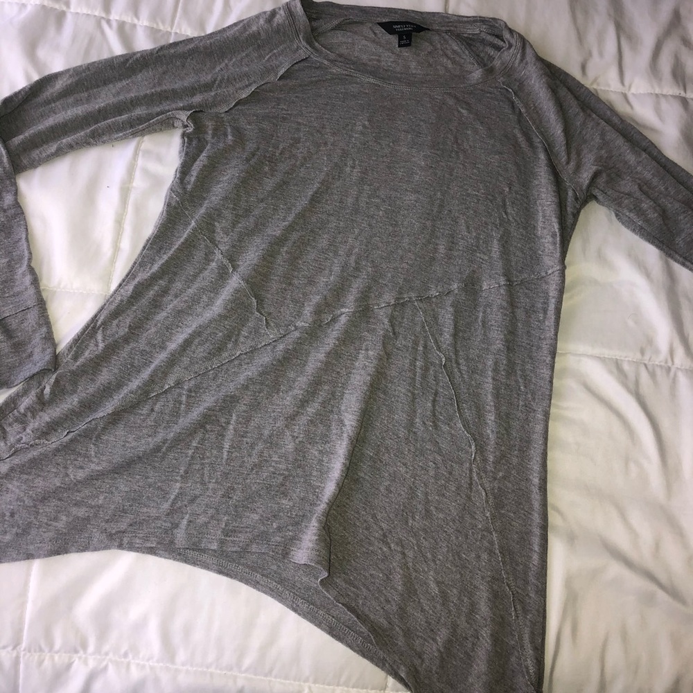 Ver Wang soft a-symmetrical tee